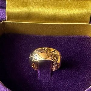 Gucci Icon Ring YG 18k. Like new!